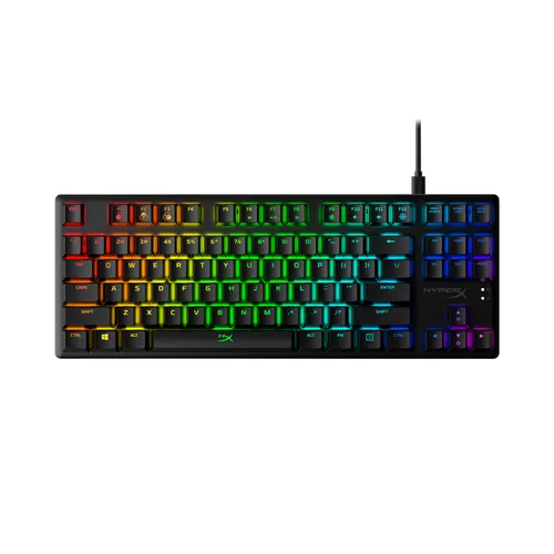 HyperX Alloy Origins Core – klawiatura mechaniczna do gier – HX Aqua (układ USA)