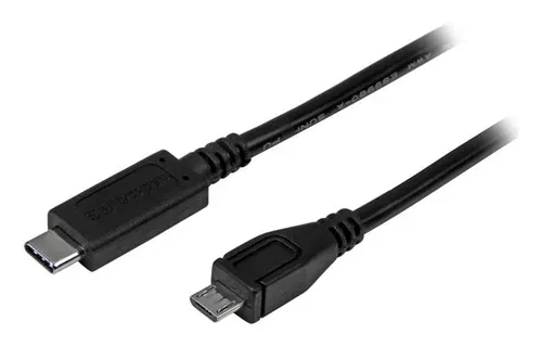 StarTech.com USB2CUB1M kabel USB USB 2.0 1 m USB C Micro-USB B 0,48 Gbit/s Czarny