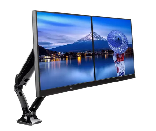 iiyama DS3002C-B1 uchwyt / stojak do monitorów 68,6 cm (27") Biurko Czarny