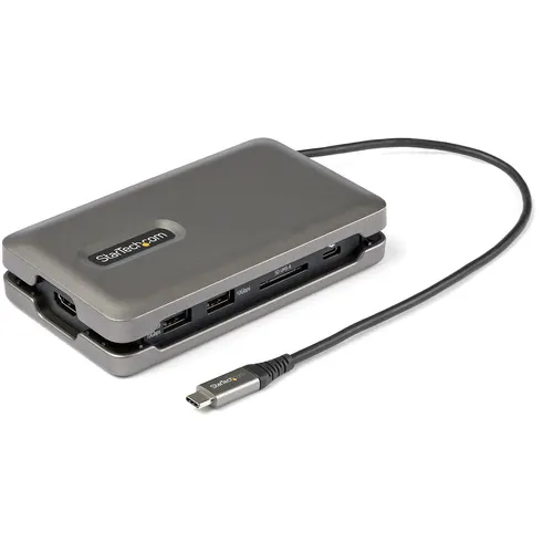 StarTech.com DKT31CSDHPD3 stacja dokująca Przewodowa USB 3.2 Gen 2 (3.1 Gen 2) Type-C Szary