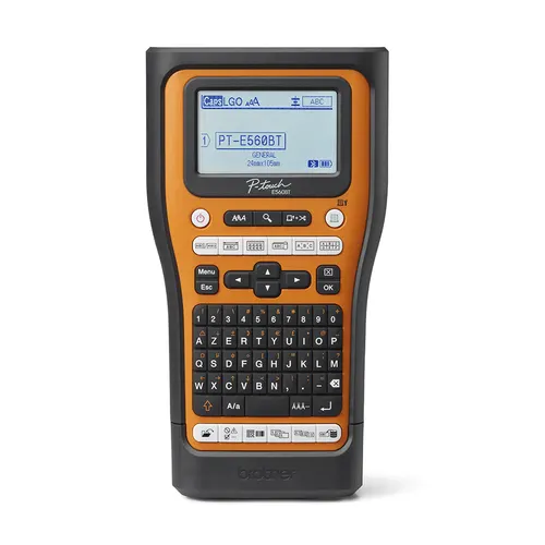 Brother PT-E560BTSP drukarka etykiet Termotransferowy 180 x 180 DPI 30 mm/s Przewodowy i Bezprzewodowy HSE/TZe Bluetooth QWERTY