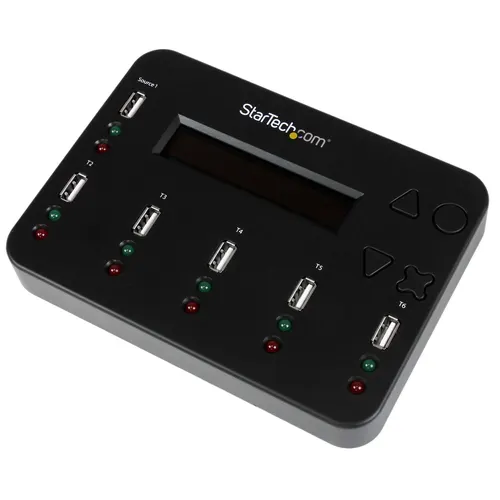 StarTech.com USBDUP15 duplikator Duplikator dysky flash USB Czarny 5 kopii