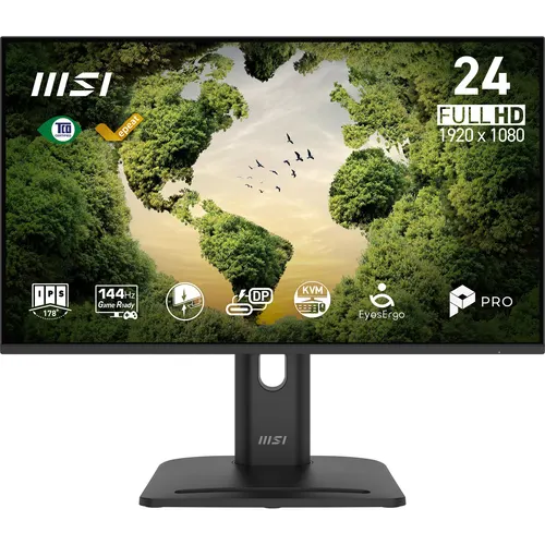 MSI Pro MP245PHGN E14 monitor komputerowy 60,5 cm (23.8") 1920 x 1080 px Full HD LCD Czarny
