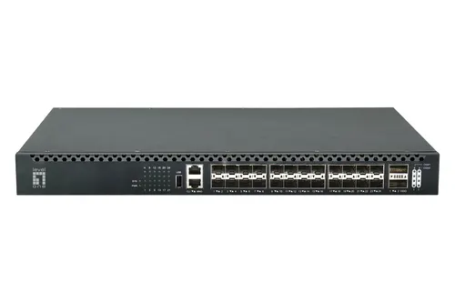 LevelOne XQS-3126 przełącznik sieciowy Zarządzany L3 Czarny