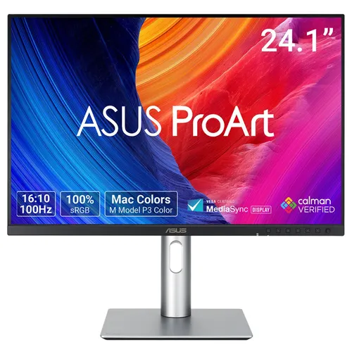 ASUS ProArt PA248QFV monitor komputerowy 61,2 cm (24.1") 1920 x 1200 px WUXGA LCD Srebrny