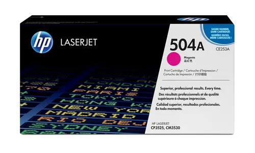 HP 504A oryginalny wkład z purpurowym tonerem LaserJet