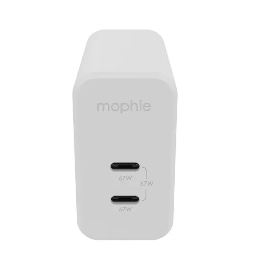 mophie 409909304 ładowarka do urządzeń przenośnych Laptop, Smartfon, Tablet Biały Prąd przemienny Szybkie ładowanie Wewnętrzna