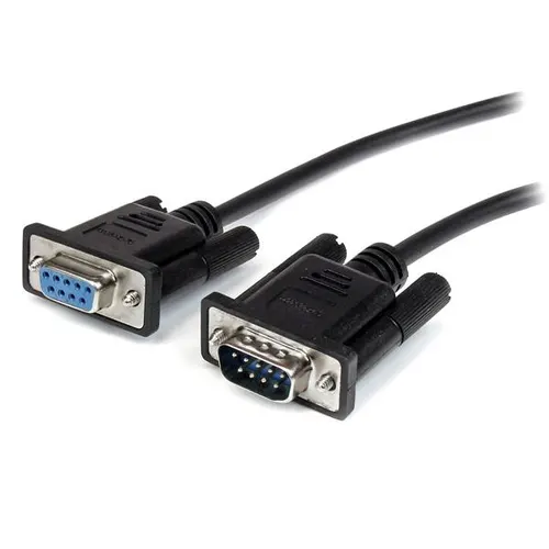 StarTech.com MXT10050CMBK kabel równoległy Czarny 0,5 m DB-9