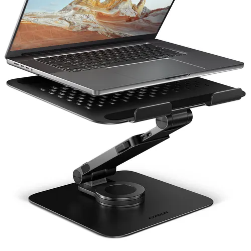 Axagon STND-LRB Laptop-Ständer, 360° drehbar, Doppelgelenk, verlängerbar Podstawka pod notebooka i tablet Czarny 43,9 cm (17.3")