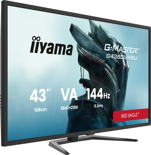 iiyama G-MASTER G4380UHSU-B2 monitor komputerowy 108 cm (42.5") 3840 x 2160 px 4K Ultra HD LED Czarny