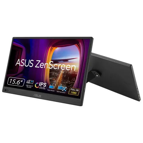 ASUS ZenScreen MB169CK monitor komputerowy 39,6 cm (15.6") 1920 x 1080 px Full HD LCD Czarny