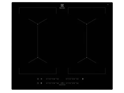 Electrolux EIV644 Czarny Wbudowany 60 cm Płyta indukcyjna strefowa 4 stref(y)