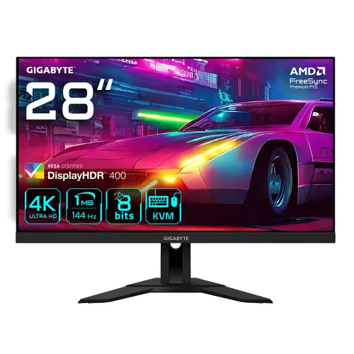 GIGABYTE M28U monitor komputerowy 71,1 cm (28") 3840 x 2160 px 4K Ultra HD LED Czarny