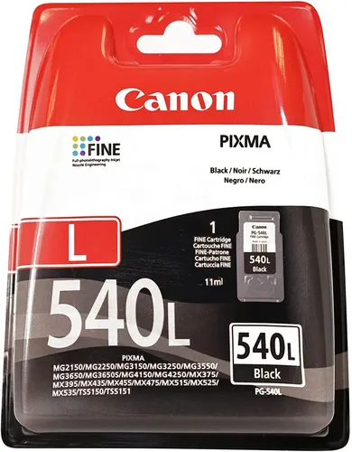 Canon PG-540L nabój z tuszem 1 szt. Oryginalny Standardowa wydajność Czarny