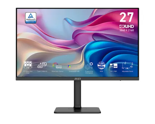 MSI MODERN MD272UPHGDE monitor komputerowy 68,6 cm (27") 3840 x 2160 px 4K Ultra HD Czarny