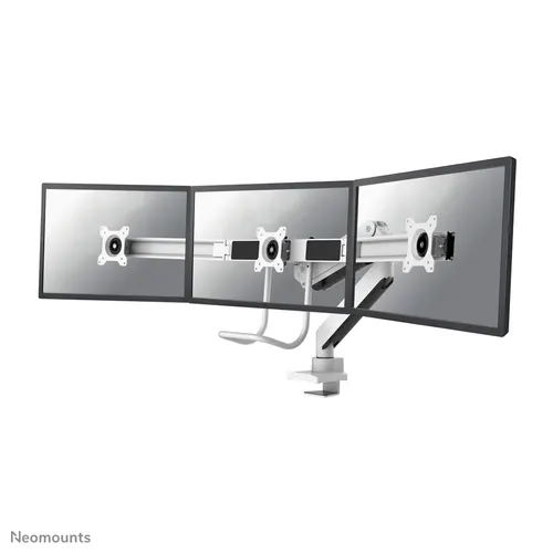 Neomounts NM-D775DX3WHITE uchwyt / stojak do monitorów 68,6 cm (27") Biurko Biały