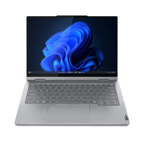 Lenovo ThinkBook 14 2-in-1 G5 IAU Intel Core Ultra 5 225U Hybryda (2w1) 35,6 cm (14") Ekran dotykowy WUXGA 16 GB DDR5-SDRAM 512 GB SSD Wi-Fi 6E (802.11ax) Windows 11 Pro Szary Angielski