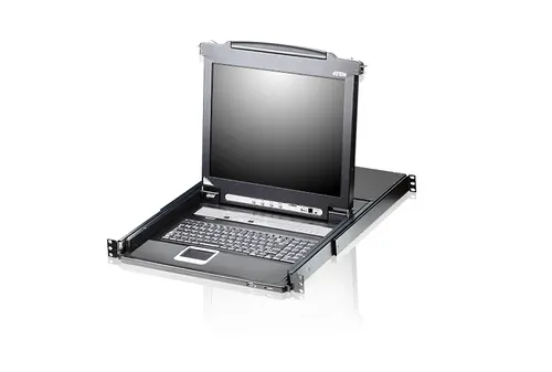 ATEN CL5708M-ATA-AG konsola rackowa 43,2 cm (17") Czarny 1U