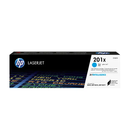 HP 201X oryginalny wkład laserowy o dużej pojemności, błękitny