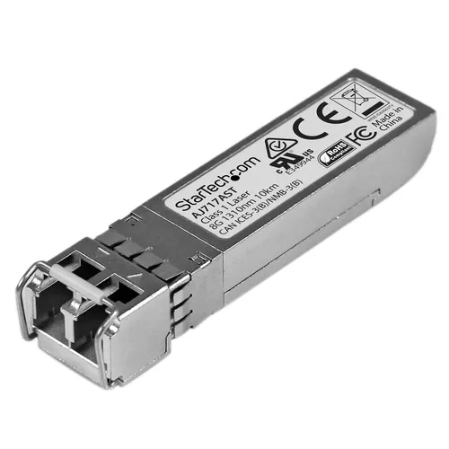 StarTech.com AJ717AST moduł przekaźników sieciowych Swiatłowód 8000 Mbit/s SFP+ 1310 nm