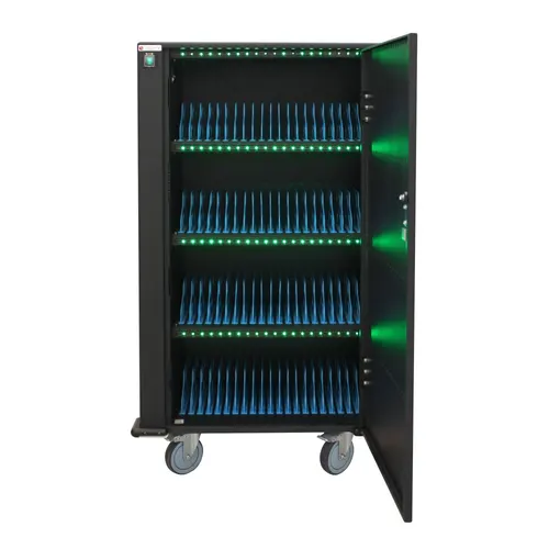 Techly I-CABINET-80DUTY szafka na urządzenia przenośne Wolnostojący Czarny