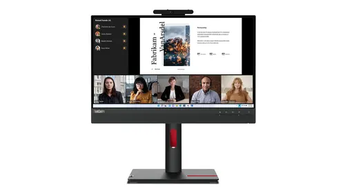 Lenovo ThinkCentre Tiny-In-One 22 Gen 5 monitor komputerowy 54,6 cm (21.5") 1920 x 1080 px Full HD LED Czarny