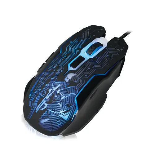 LogiLink ID0137 myszka Gaming Oburęczny USB Typu-A Optyczny 2400 DPI