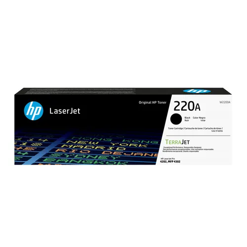 HP Oryginalnym wkładem z czarnym tonerem 220A LaserJet