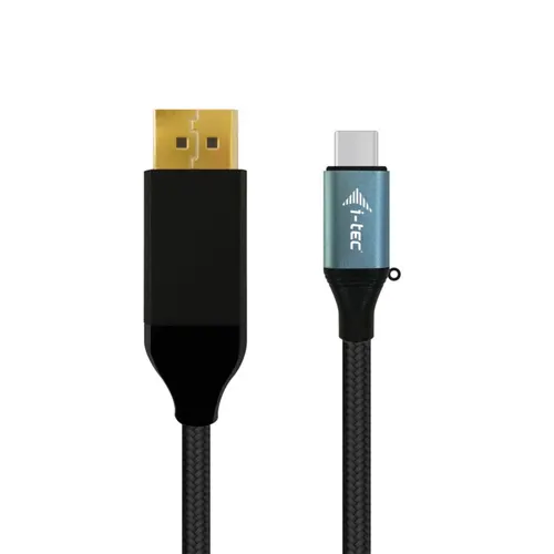 i-tec C31CBLDP60HZ adapter kablowy 1,5 m USB Type-C DisplayPort Czarny
