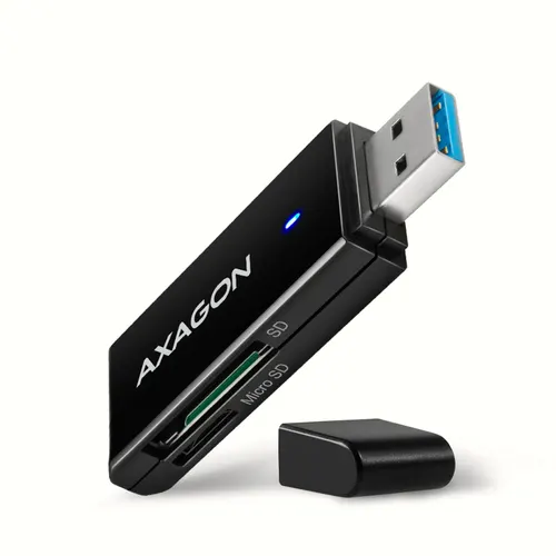 Axagon CRE-S2N czytnik kart USB 3.2 Gen 1 (3.1 Gen 1) Type-A Czarny