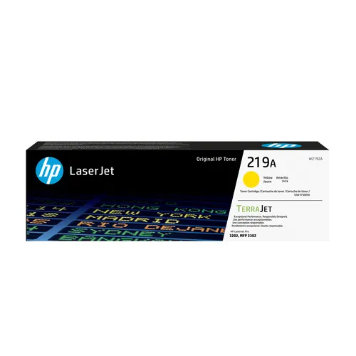HP Oryginalny wkład z żółtym tonerem 219A LaserJet