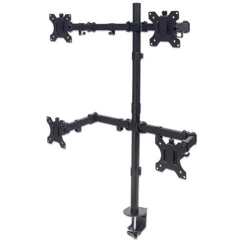 Manhattan 461566 uchwyt / stojak do monitorów 81,3 cm (32") Biurko Czarny