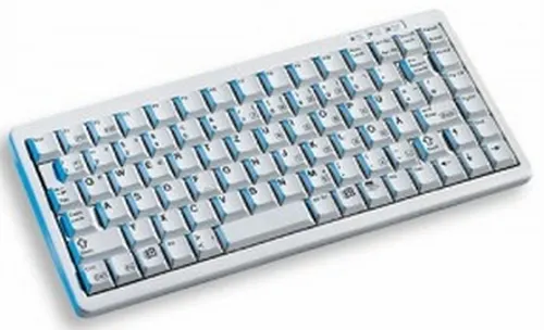 CHERRY Compact-Keyboard G84-4100 klawiatura Biuro USB + PS/2 AZERTY Szary