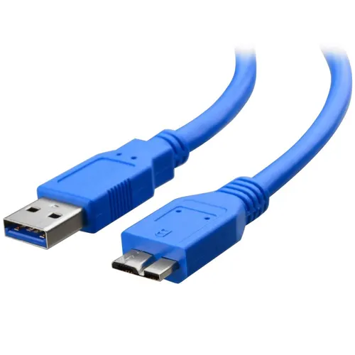 Techly 0.5m USB 3.0 A-Micro B M/M kabel USB USB 3.2 Gen 1 (3.1 Gen 1) 0,5 m USB A Micro-USB B 5 Gbit/s Niebieski