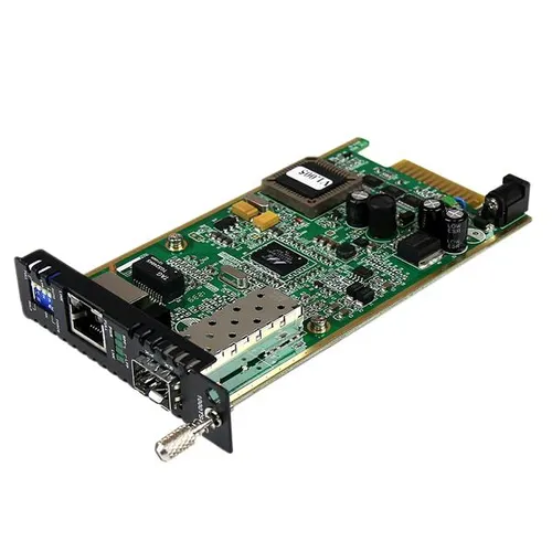 StarTech.com ET91000SFP2C konwerter sieciowy Wewnętrzny 1250 Mbit/s Czarny, Zielony