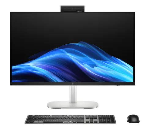 HP EliteStudio 8 All-in-One G1i 27 inch Desktop AI PC Intel Core Ultra 7 68,6 cm (27") 2560 x 1440 px 16 GB DDR5-SDRAM Windows 11 Pro Wi-Fi 7 (802.11be) Srebrny