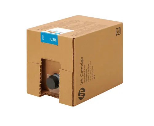 HP Wkład z błękitnym atramentem sublimacyjnym 638 Stitch (10 l)