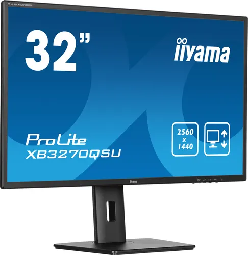 iiyama ProLite XB3270QSU-B1 monitor komputerowy 80 cm (31.5") 2560 x 1440 px Quad HD LED Czarny