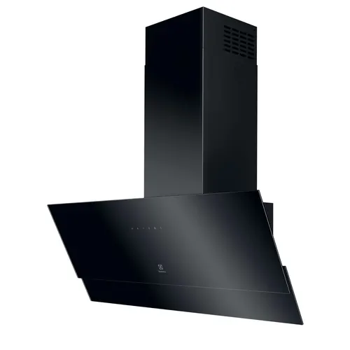 Electrolux Series 600 Hob2Hood 90 cm, Black Naścienny Czarny 575 m³/h