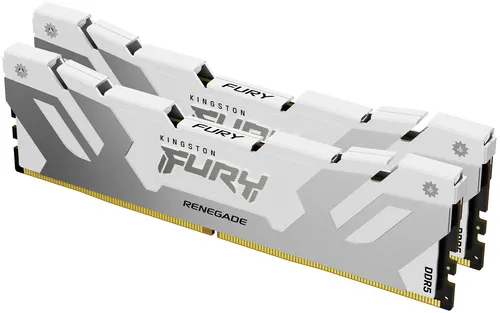 Kingston Technology FURY 32GB 7200MT/s DDR5 CL38 DIMM (Zestaw 2) Renegade White XMP