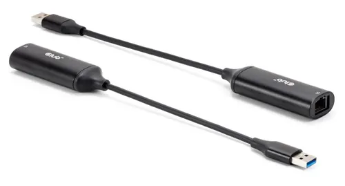 CLUB3D CAC-1421 przejściówka do kabli USB Type-A RJ45 Czarny