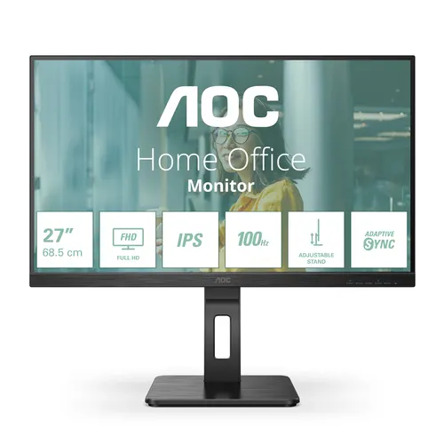 AOC P2 27P2Q monitor komputerowy 68,6 cm (27") 1920 x 1080 px Full HD LED Czarny