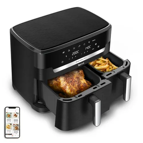 Tefal Easy Fry Dual XXL EY9428E0 frytkownica Podwójny 11 l Autonomiczny 2020 W Frytkownica na gorące powietrze Czarny