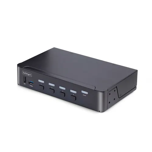 StarTech.com D86A2-4-PORT-8K-KVM przełącznik KVM Czarny