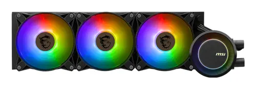 MSI MAG CORELIQUID E360 system chłodzenia komputerów Płyta główna, Procesor Chłodnica cieczy all-in-one 12 cm Czarny