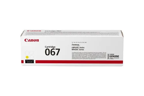Canon 067 kaseta z tonerem 1 szt. Oryginalny Żółty