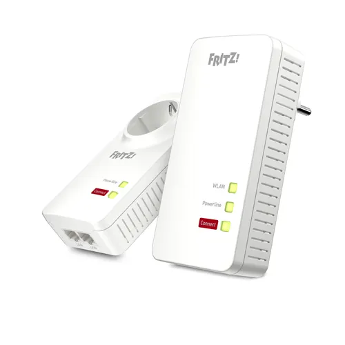 Powerline FRITZ! 1260E WLAN Set 1200 Mbit/s Przewodowa sieć LAN Wi-Fi Biały