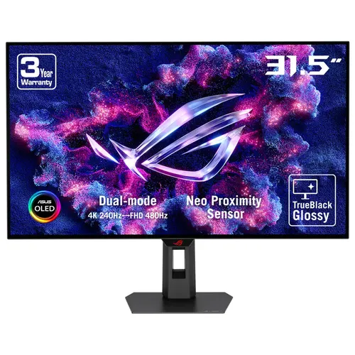 ASUS ROG Strix XG32UCWMG monitor komputerowy 80 cm (31.5") 3840 x 2160 px 4K Ultra HD OLED Czarny