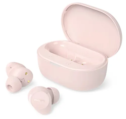 Philips TAT1300PK/00 słuchawki/zestaw słuchawkowy Bezprzewodowy Douszny Połączenia/muzyka USB Type-C Bluetooth Różowy