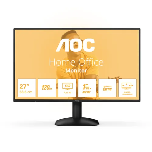 AOC B3 27B31H monitor komputerowy 68,6 cm (27") 1920 x 1080 px Full HD Czarny